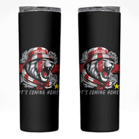 Roaring Lions England Football Pride Skinny Tumbler Retro Patriotic Soccer British Football Fans