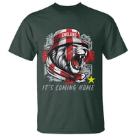 Roaring Lions England Football Pride T Shirt Retro Patriotic Soccer British Football Fans