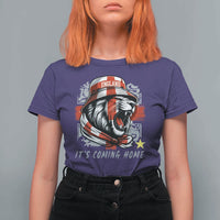Roaring Lions England Football Pride T Shirt For Women Retro Patriotic Soccer British Football Fans