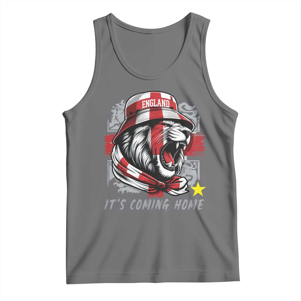 Roaring Lions England Football Pride Tank Top Retro Patriotic Soccer British Football Fans