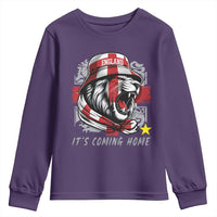 Roaring Lions England Football Pride Youth Sweatshirt Retro Patriotic Soccer British Football Fans