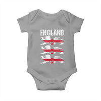 Vintage Three Lions England Pride Baby Onesie Patriotic Soccer British Football Fans