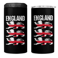 Vintage Three Lions England Pride 4 in 1 Can Cooler Tumbler Patriotic Soccer British Football Fans