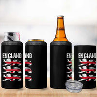 Vintage Three Lions England Pride 4 in 1 Can Cooler Tumbler Patriotic Soccer British Football Fans