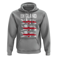 Vintage Three Lions England Pride Hoodie Patriotic Soccer British Football Fans