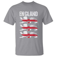 Vintage Three Lions England Pride T Shirt Patriotic Soccer British Football Fans