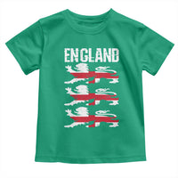 Vintage Three Lions England Pride Toddler T Shirt Patriotic Soccer British Football Fans