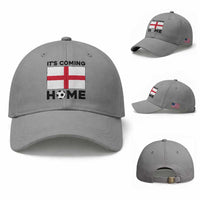 It is Coming Home England Football Flag Baseball Cap Patriotic Soccer Fans St Georges Cross Heritage Pride