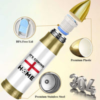 It is Coming Home England Football Flag Bullet Tumbler Patriotic Soccer Fans St Georges Cross Heritage Pride