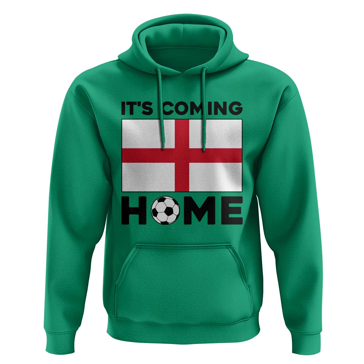 It is Coming Home England Football Flag Hoodie Patriotic Soccer Fans St Georges Cross Heritage Pride