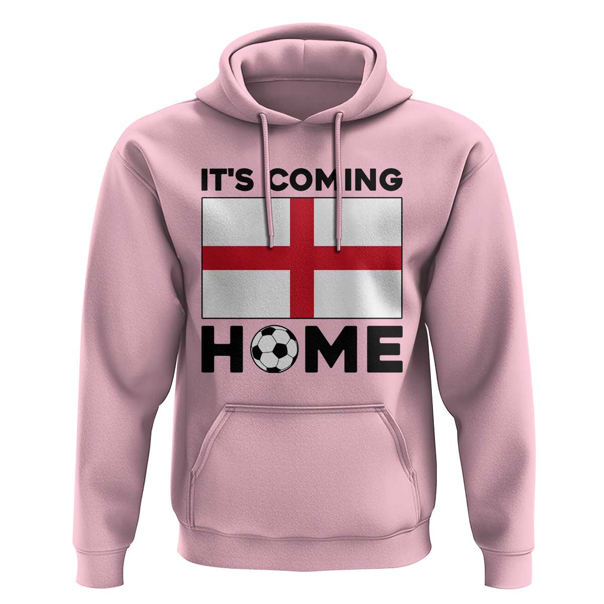 It is Coming Home England Football Flag Hoodie Patriotic Soccer Fans St Georges Cross Heritage Pride