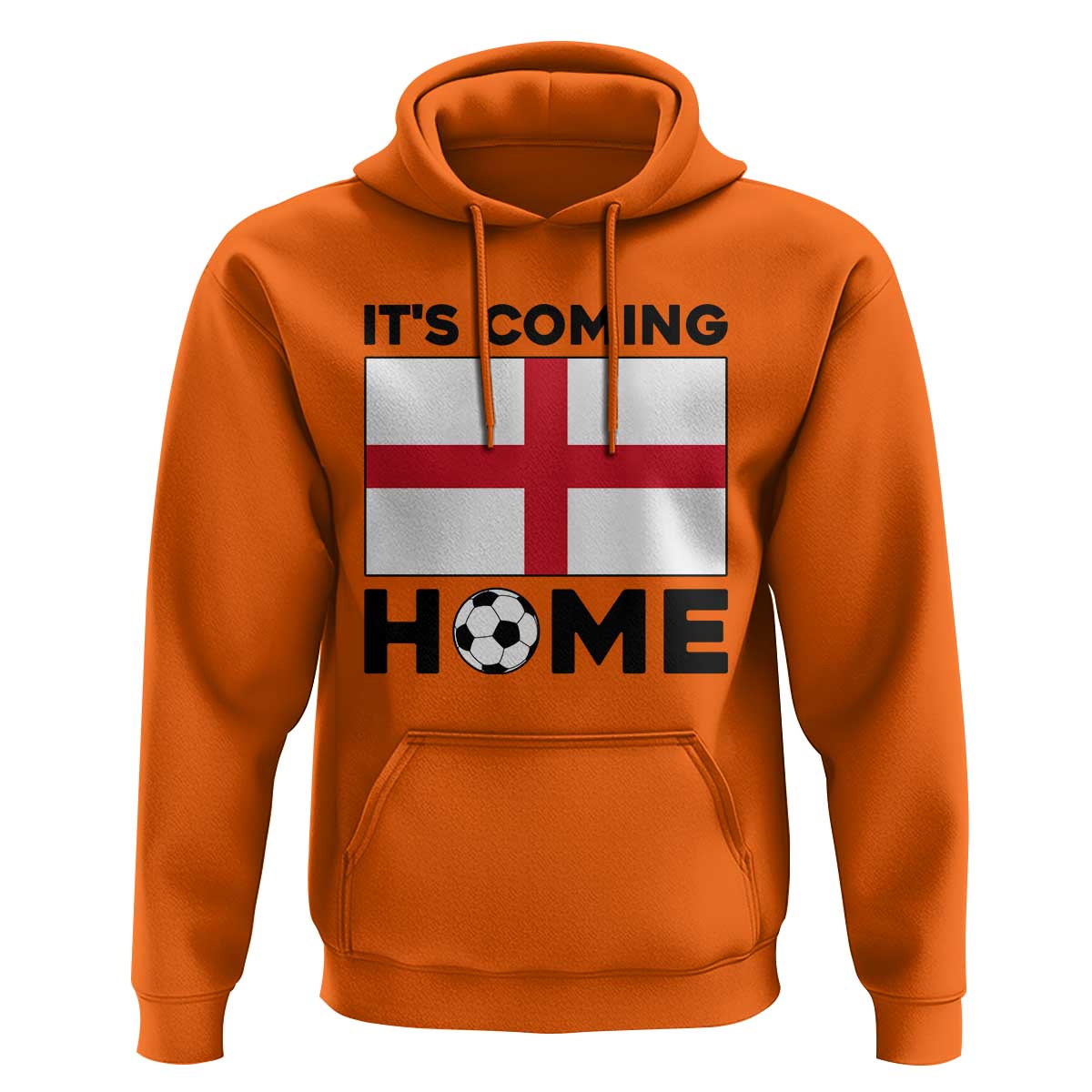 It is Coming Home England Football Flag Hoodie Patriotic Soccer Fans St Georges Cross Heritage Pride