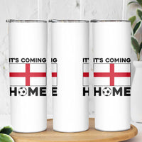 It is Coming Home England Football Flag Skinny Tumbler Patriotic Soccer Fans St Georges Cross Heritage Pride