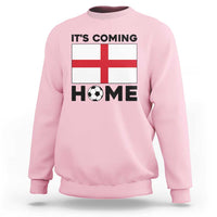 It is Coming Home England Football Flag Sweatshirt Patriotic Soccer Fans St Georges Cross Heritage Pride