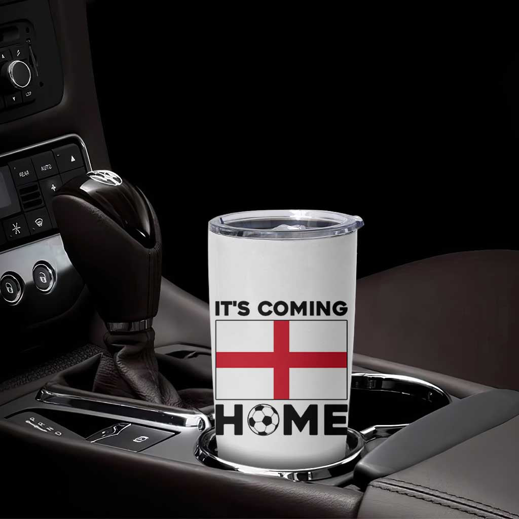 It is Coming Home England Football Flag Tumbler Cup Patriotic Soccer Fans St Georges Cross Heritage Pride