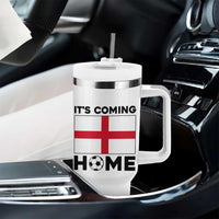It is Coming Home England Football Flag Tumbler With Handle Patriotic Soccer Fans St Georges Cross Heritage Pride