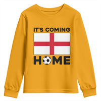 It is Coming Home England Football Flag Youth Sweatshirt Patriotic Soccer Fans St Georges Cross Heritage Pride