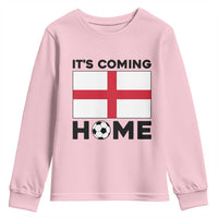 It is Coming Home England Football Flag Youth Sweatshirt Patriotic Soccer Fans St Georges Cross Heritage Pride