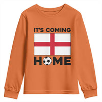 It is Coming Home England Football Flag Youth Sweatshirt Patriotic Soccer Fans St Georges Cross Heritage Pride