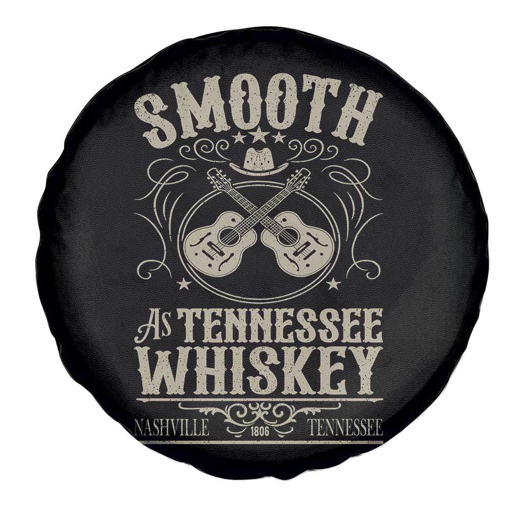 Smooth As Tennessee Whiskey Spare Tire Cover Country Music Guitar Drinking Addict