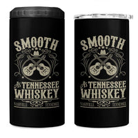 Smooth As Tennessee Whiskey 4 in 1 Can Cooler Tumbler Country Music Guitar Drinking Addict