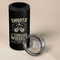 Smooth As Tennessee Whiskey 4 in 1 Can Cooler Tumbler Country Music Guitar Drinking Addict