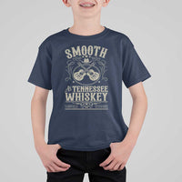 Smooth As Tennessee Whiskey T Shirt For Kid Country Music Guitar Drinking Addict