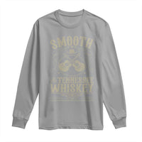 Smooth As Tennessee Whiskey Long Sleeve Shirt Country Music Guitar Drinking Addict