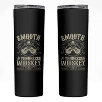 Smooth As Tennessee Whiskey Skinny Tumbler Country Music Guitar Drinking Addict