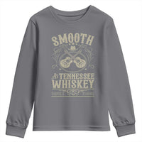 Smooth As Tennessee Whiskey Youth Sweatshirt Country Music Guitar Drinking Addict