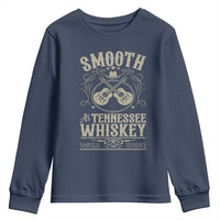 Smooth As Tennessee Whiskey Youth Sweatshirt Country Music Guitar Drinking Addict