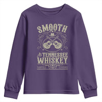 Smooth As Tennessee Whiskey Youth Sweatshirt Country Music Guitar Drinking Addict