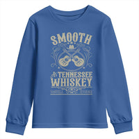 Smooth As Tennessee Whiskey Youth Sweatshirt Country Music Guitar Drinking Addict