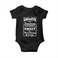 Smooth As Tennessee Whiskey Baby Onesie Sweet As Strawberry Wine Country Love