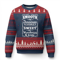 Smooth As Tennessee Whiskey Ugly Christmas Sweater Sweet As Strawberry Wine Country Love