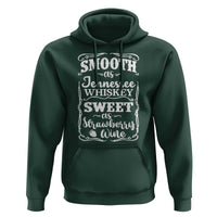 Smooth As Tennessee Whiskey Hoodie Sweet As Strawberry Wine Country Love