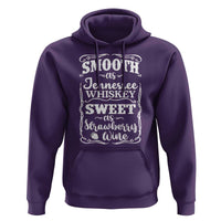 Smooth As Tennessee Whiskey Hoodie Sweet As Strawberry Wine Country Love