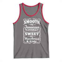 Smooth As Tennessee Whiskey Tank Top Sweet As Strawberry Wine Country Love
