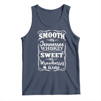 Smooth As Tennessee Whiskey Tank Top Sweet As Strawberry Wine Country Love