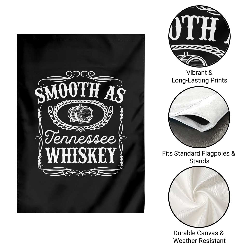 Smooth As Tennessee Whiskey Distillery Barrel Vintage Garden Flag