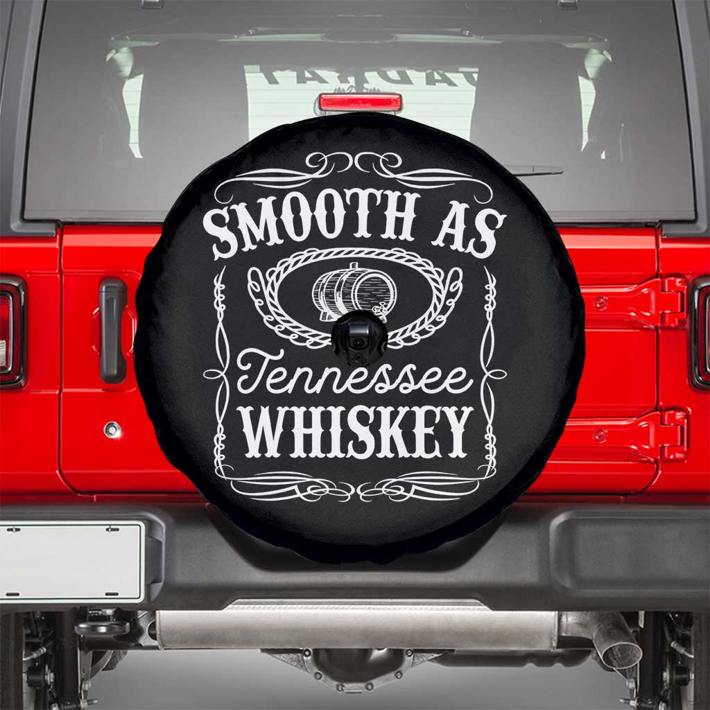Smooth As Tennessee Whiskey Distillery Barrel Vintage Spare Tire Cover