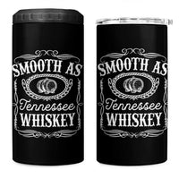 Smooth As Tennessee Whiskey Distillery Barrel Vintage 4 in 1 Can Cooler Tumbler