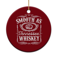 Smooth As Tennessee Whiskey Distillery Barrel Vintage Ceramic Ornament