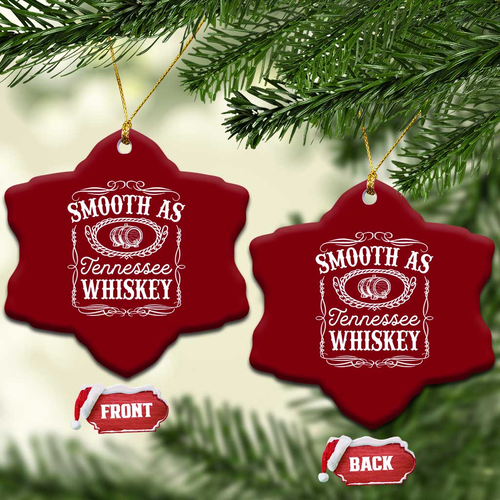 Smooth As Tennessee Whiskey Distillery Barrel Vintage Ceramic Ornament