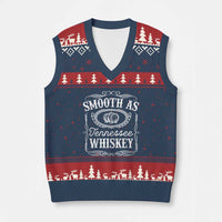 Smooth As Tennessee Whiskey Distillery Barrel Vintage V-Neck Knit Sweater Vest
