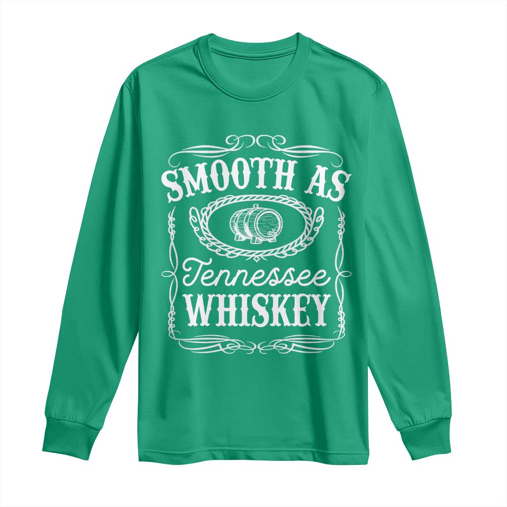 Smooth As Tennessee Whiskey Distillery Barrel Vintage Long Sleeve Shirt