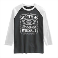 Smooth As Tennessee Whiskey Distillery Barrel Vintage Raglan Shirt