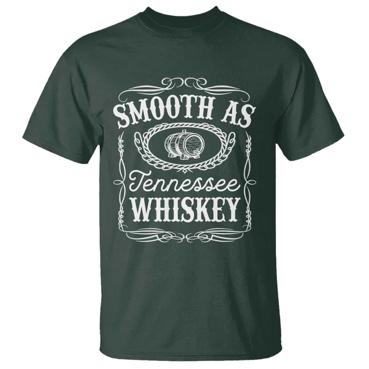 Smooth As Tennessee Whiskey Distillery Barrel Vintage T Shirt