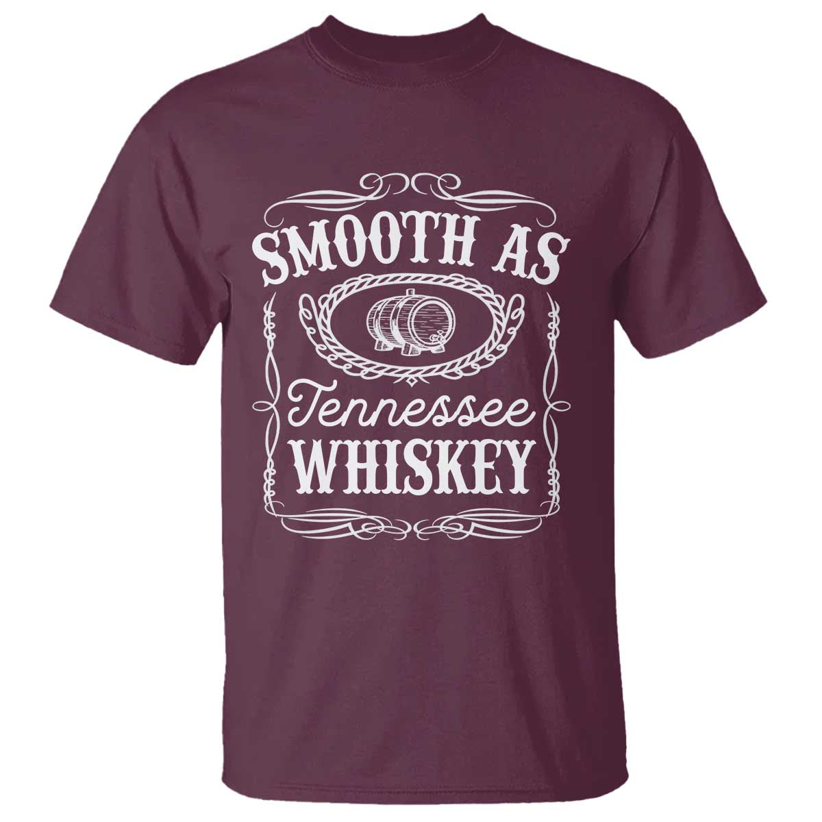 Smooth As Tennessee Whiskey Distillery Barrel Vintage T Shirt