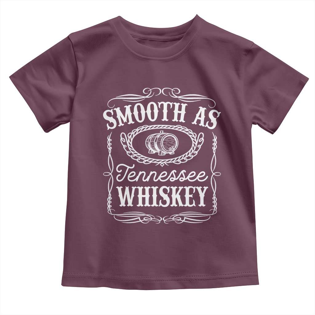Smooth As Tennessee Whiskey Distillery Barrel Vintage Toddler T Shirt